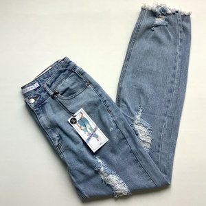 Tinseltown Juniors High Rise Mom Jeans Sz 9/29